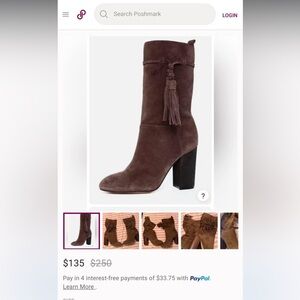 Vince Camuto Women's Brown Grey
Fermel Slouch Tassel Boot Sz 10 M -2697